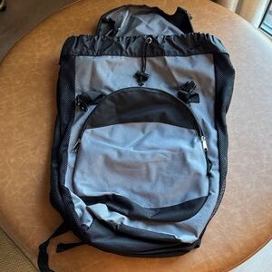 Men's Black and Gray Backpack